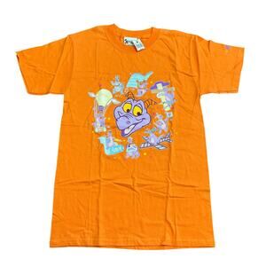 NWT Vintage Disney Parks Figment T Shirt Orange Small EPCOT Imagination Shirt